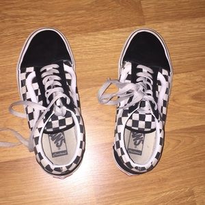 Checkered vans